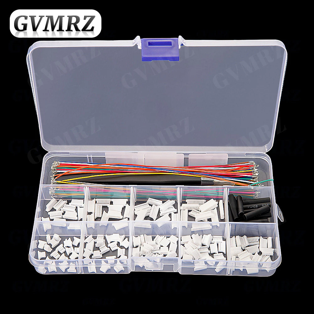 SH1.0MM JST 1mm Cable Connector Kit JST Male Header 3P-12P